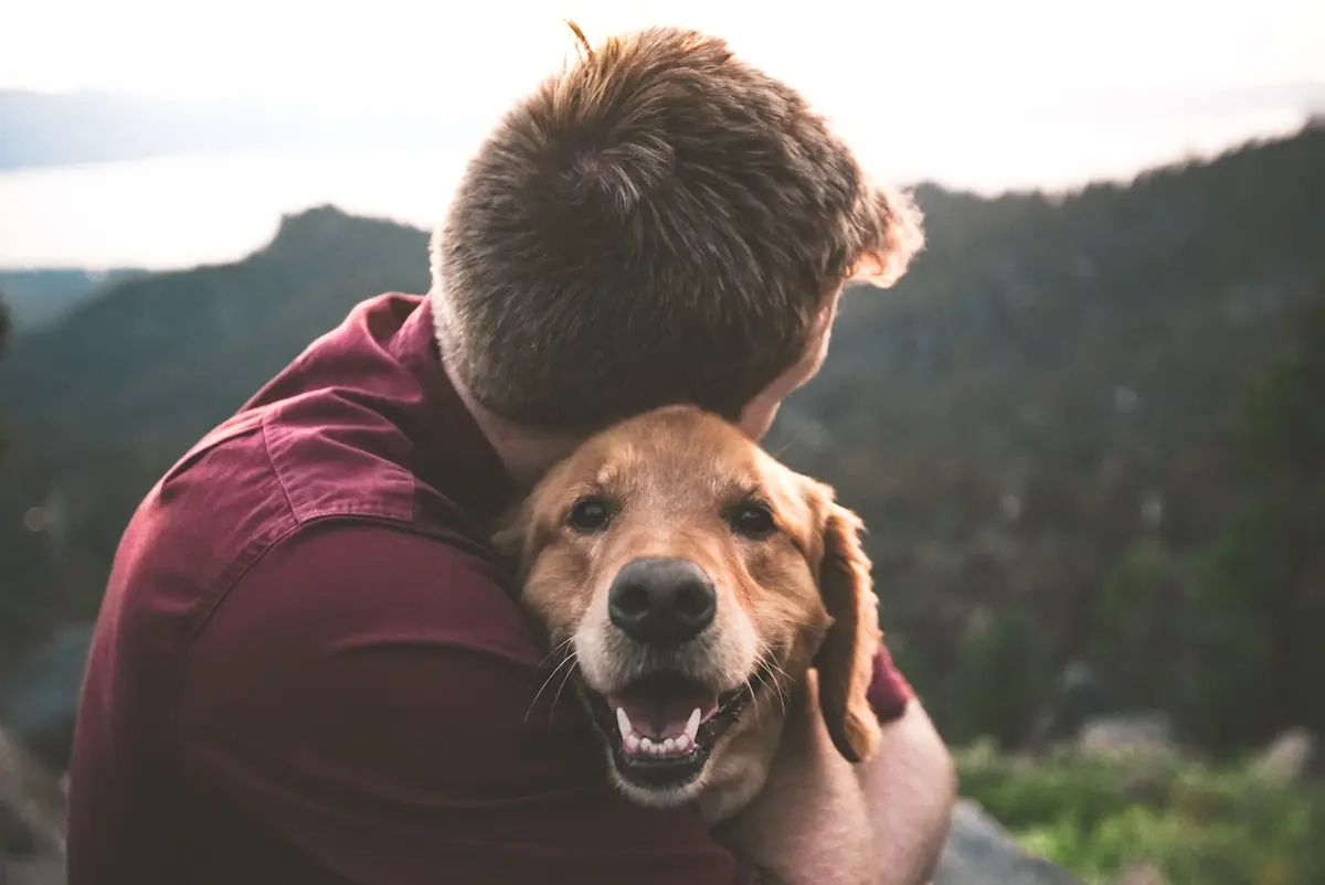 Man with Dog